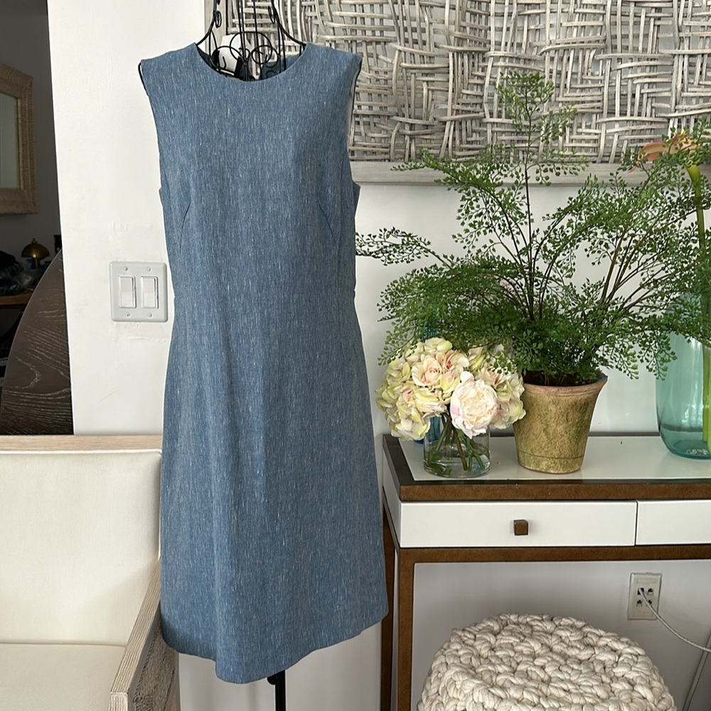 NWT AKRIS Linen Dress, Fully Lined